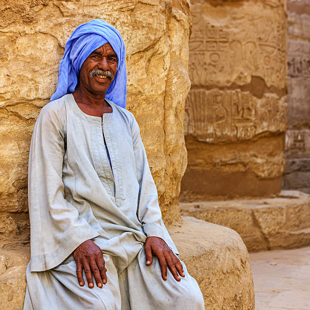 istock Egyptian temple guard in Karnak Complex, Luxor, Egypt 175518115
