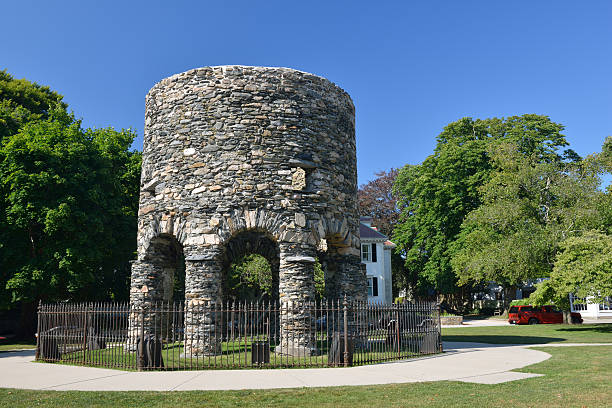 istock Old Stone Mill in Newport 175518148