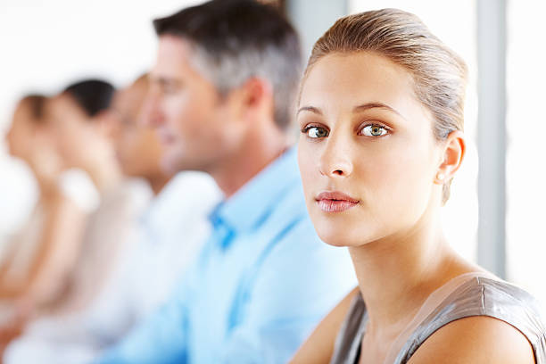 istock Female Executive In Staff Meeting 175518745
