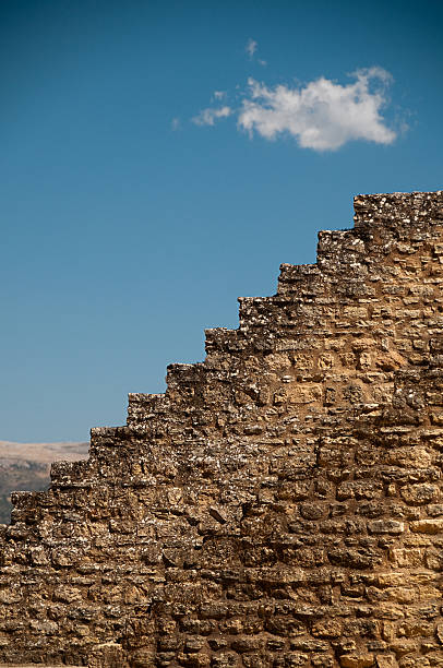 istock Stone steps in profile, concept shot for climbing or progressing 175518903