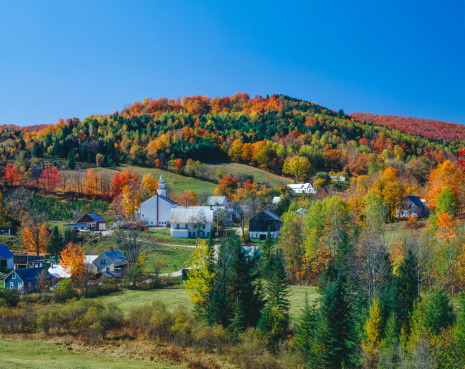 Quaint New England Village of East Topsham, Vermont
