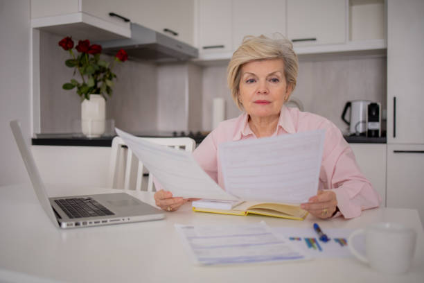 istock Mature woman working from home 1755196166