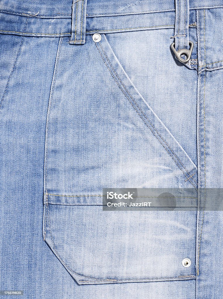 Close-Up di Denim Jean tasca. - Foto stock royalty-free di Abbigliamento casual