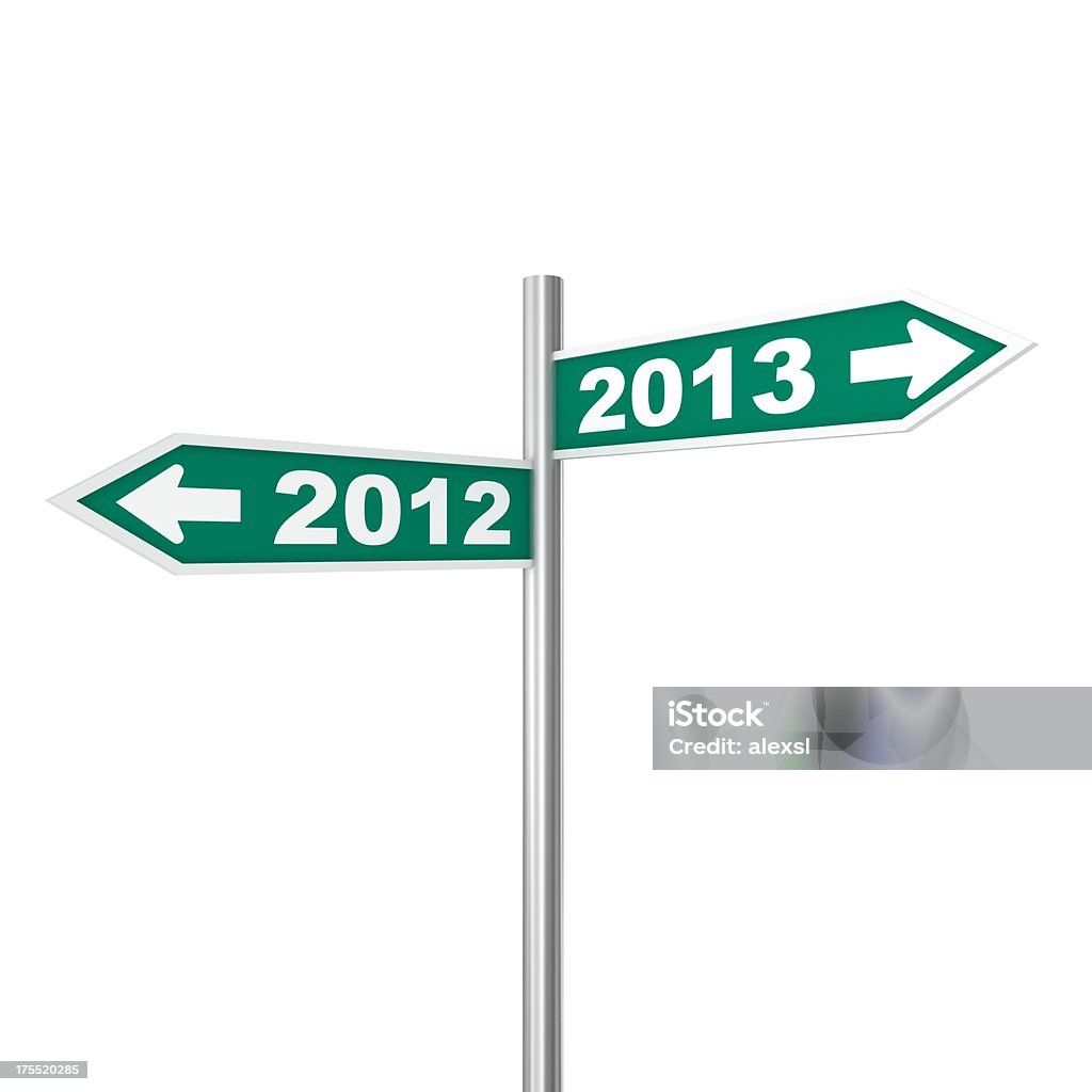 New Year Choices  2012 Stock Photo