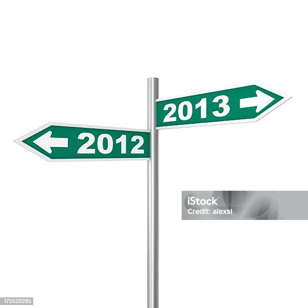 New Year Choices Stock Photo - Download Image Now - 2012, 2013, Arrow Symbol