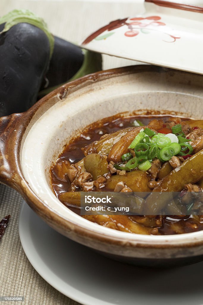 egg plant hot pot fish-scented eggplant pot most famous szechuan dish Yu Xiang Qie Zi - A-!A|aaYA-i - Fish Fragrant Eggplants Asian Culture Stock Photo