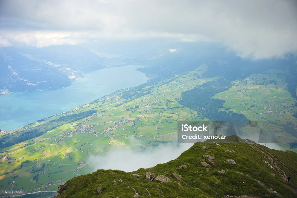 Veduta aerea della Svizzera - Foto stock royalty-free di Ambientazione esterna