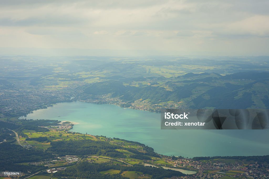 Vista aérea da Suíça - Foto de stock de Beleza natural - Natureza royalty-free