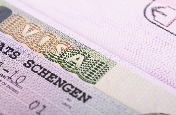 Schengen visa Schengen visa schengen agreement photos stock pictures, royalty-free photos & images