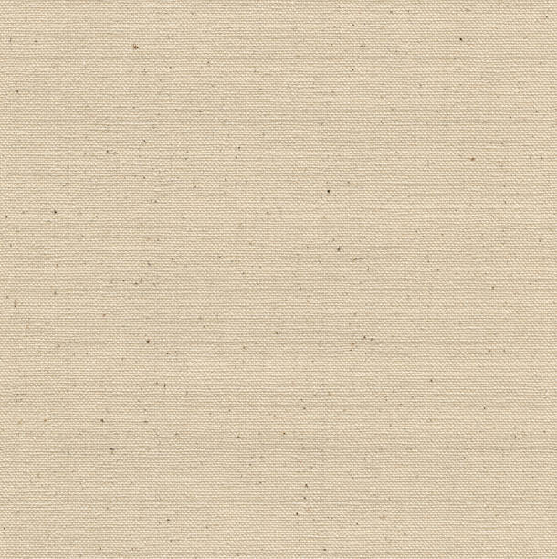 istock Seamless beige linen canvas background 175520884