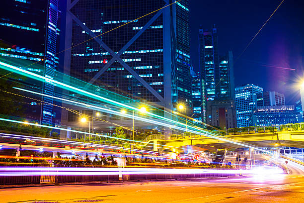 istock bus through street with blur light 175521665