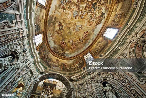 Foto de Catedral De San Cataldo Capela Closeup e mais fotos de stock de Província de Taranto - Província de Taranto, Catedral, Afresco