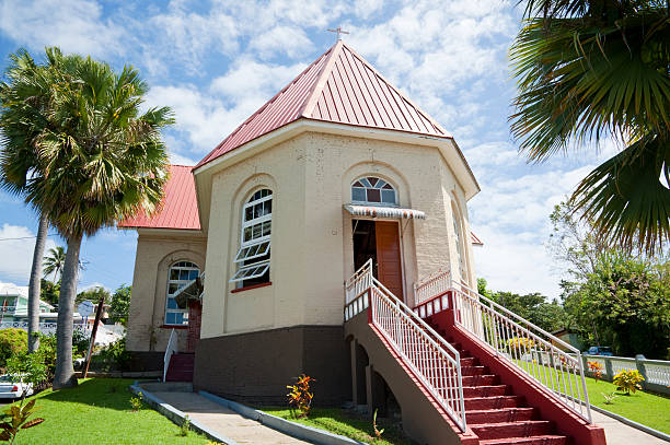 istock Church with Red Staircase 175522239