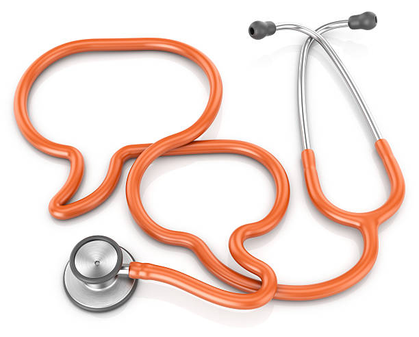 Stethoscope medical advice concept stock photo