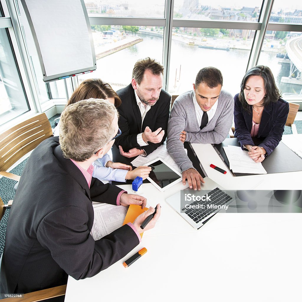 Reunión de equipo de negocios - Foto de stock de Arquitecto libre de derechos