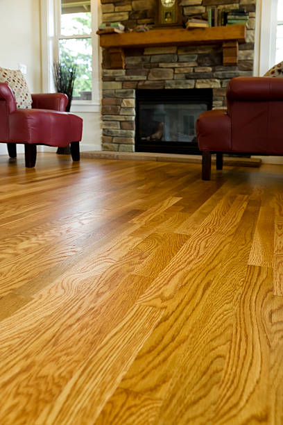 istock Beautiful New Hardwood floors home interior 175522895