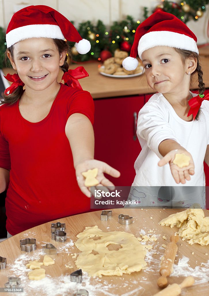 Backen Weihnachtsplätzchen - Lizenzfrei Ausstechform Stock-Foto