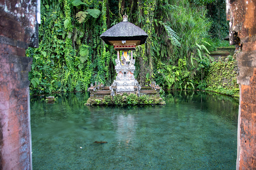 Gunung Kawi Sebatu temple located 12 km northeast of Ubud. The temple is situated within Sebatu, a highland village in Tegallalang and    locally referred to as Pura Tirta Dawa Gunung Kawi Sebatu.