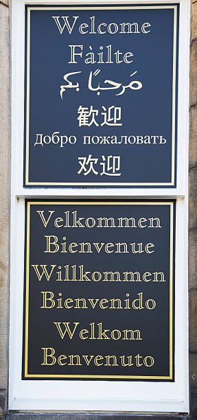istock Welcome sign in many languages 175523790