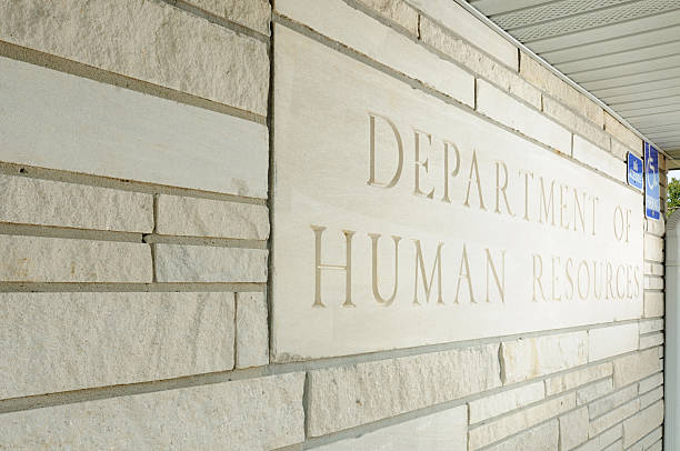 istock Department of human resources sign close up 175523975