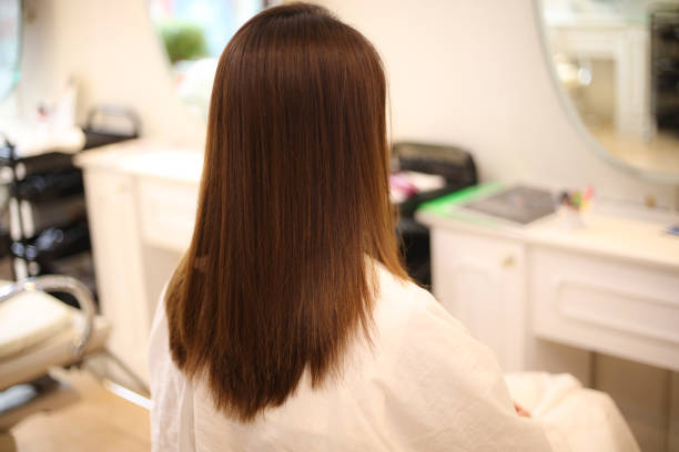 istock Back view of woman Beauty salon image 1755243701