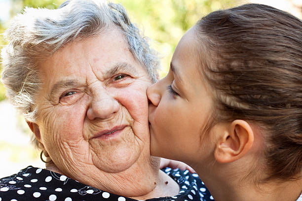 istock Kiss for Great-Grandmother 175524633