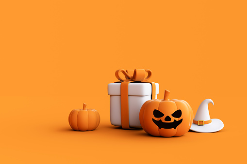 Halloween, Three Dimensional, Decoration,  Autumn, Box - Container,