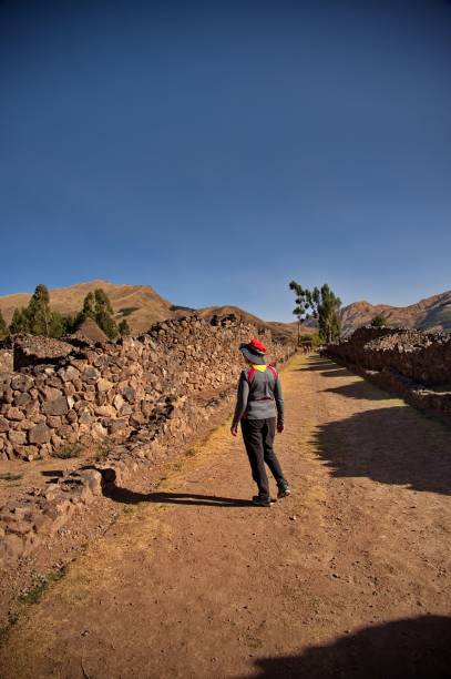 istock Senior woman in Archaeological Park 1755255120