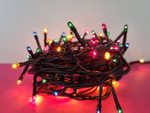 istock A skein of glowing garland 1755256715