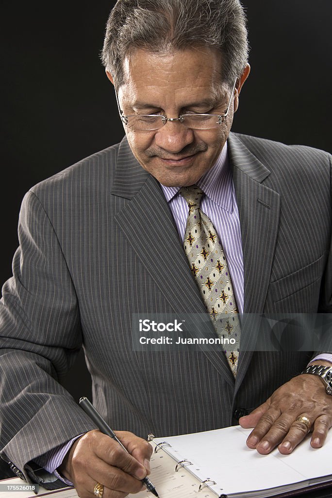 Man Write Check Writing A Check Stock Photo - Download Image Now - 50-54 Years, 50-59 ...