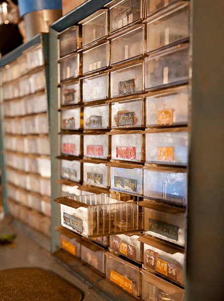 istock Old Tool Chest in Repairman's Shop 175526250