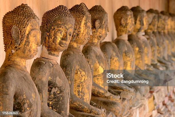 Buddha Looking At Wat Khanon Ratchaburi Province Thailand Stock Photo - Download Image Now