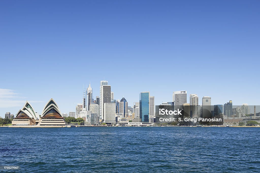 Horizonte de Sydney - Royalty-free Ópera de Sydney Foto de stock