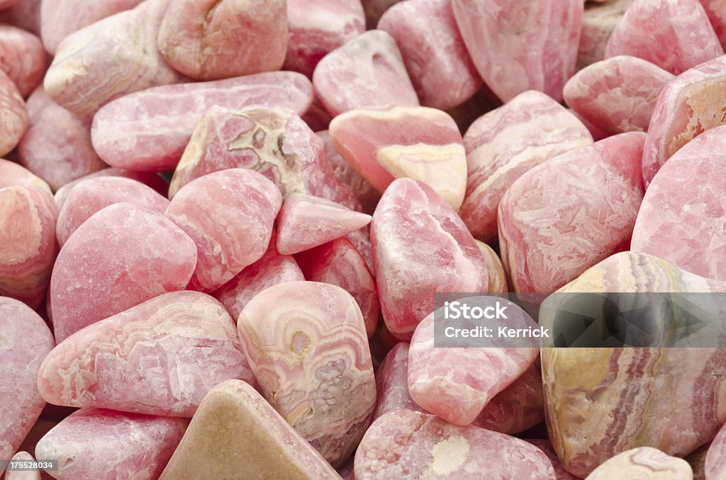 Rhodochrosite Hälfte wertvolle stone. garantiert authentische - Lizenzfrei Alternative Medizin Stock-Foto