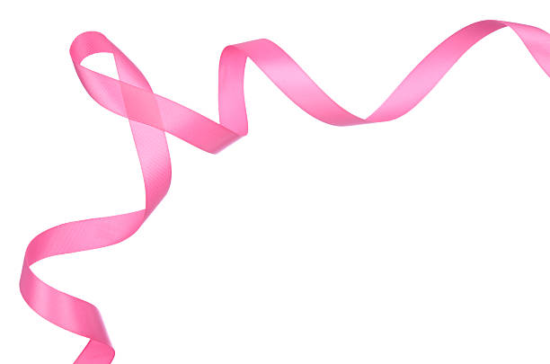 Breast Cancer Awareness Ribbon stock photo