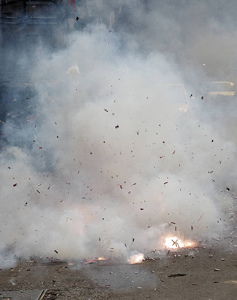 istock Street fireworks in Mumbai celebrating Diwali 175528583