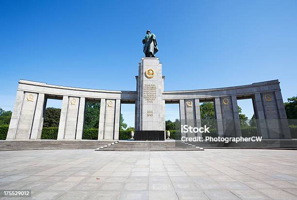 Soviet War Memorial In Tiergarten Berlin Stock Photo - Download Image Now - Military, Russian Culture, West - Direction