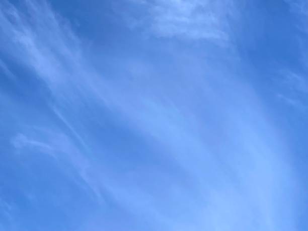 Stratus cloud in the blue sky, giving a soft and flowing feeling for background and illustration