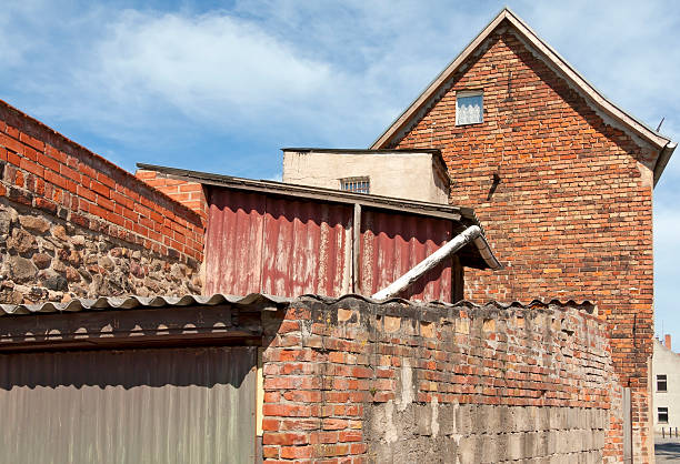 istock Old facades in Jueterbog, Brandenburg 175529401
