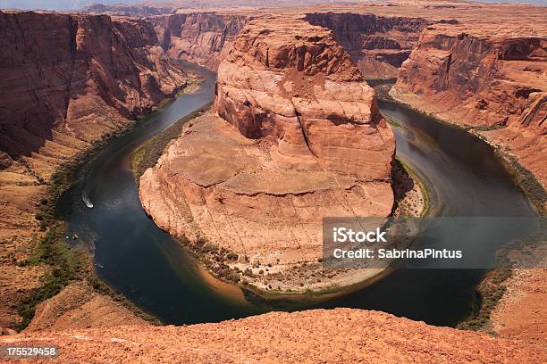 Curva De Ferradura Do Rio De Colorado - Fotografias de stock e mais imagens de Jangada no Rio - Jangada no Rio, Grand Canyon, Parque Nacional do Grand Canyon