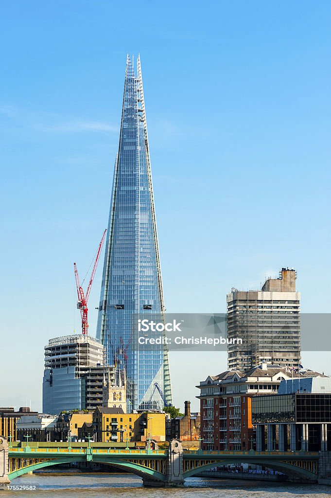 The Shard, London, England - Lizenzfrei Ansicht aus erhöhter Perspektive Stock-Foto