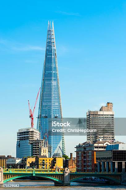 The Shard London England Stockfoto und mehr Bilder von Ansicht aus erhöhter Perspektive - Ansicht aus erhöhter Perspektive, Außenaufnahme von Gebäuden, Baugewerbe