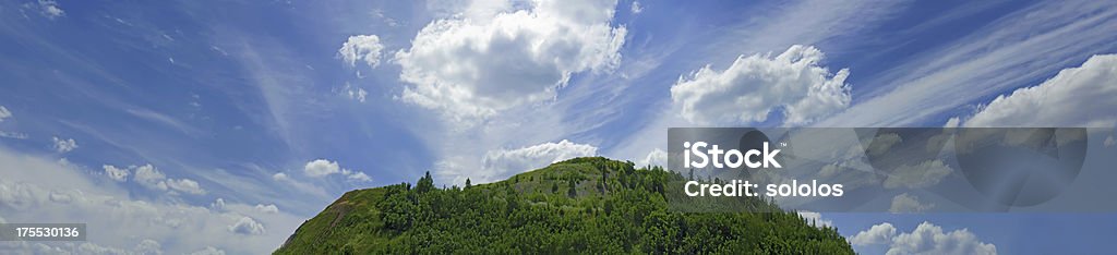 녹색 언덕 파노라마 - 로열티 프리 0명 스톡 사진