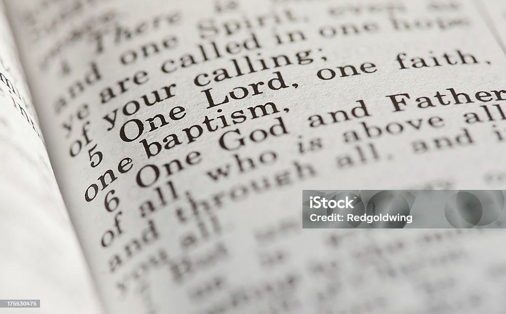 Efésios 4:5 - Foto de stock de Bíblia royalty-free