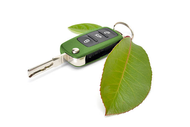 eco car key stock photo