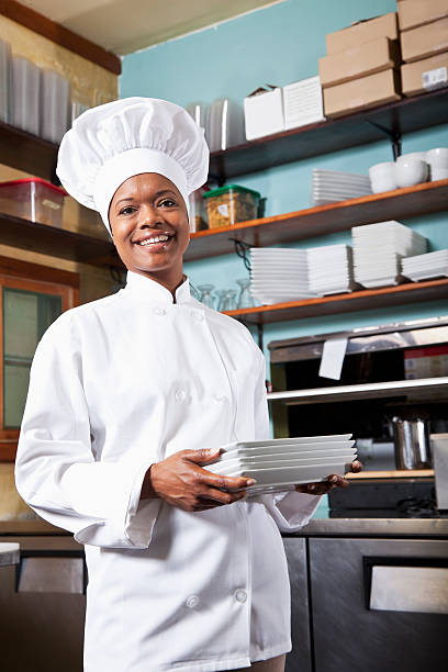 istock African American female chef 175530851
