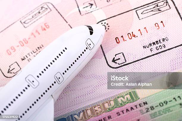 Visa Stock Photo - Download Image Now - Schengen Agreement, Airplane, Authority