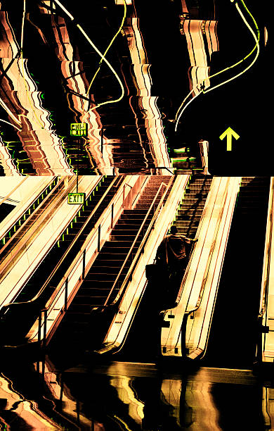 Airport Escalator, Chicago.