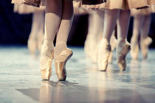 ballerinas - ballet shoe dancing ballet dancer stock-fotos und bilder