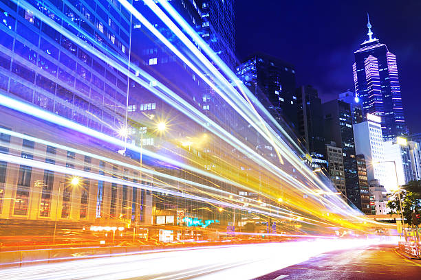 istock Traffic in city at night 175532906